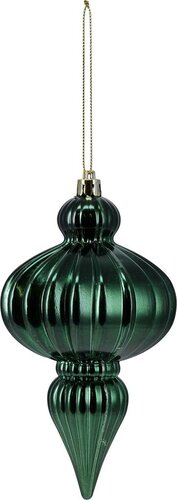 Kersthanger kunststof 17 cm groen