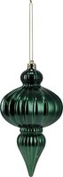 Kersthanger kunststof 17 cm groen