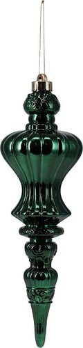 Kersthanger kunststof 31 cm groen