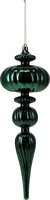 Kersthanger kunststof 31 cm bol groen