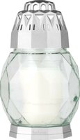Herdenkingslicht Diamond transparant / zilver