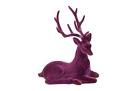 Hert mea kunststof 24 cm paars