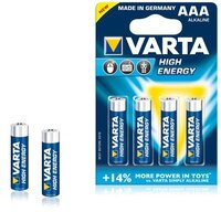Varta High energy aaa blister 4 stuks