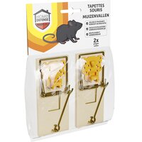 Home defense muizenval hout 2 stuks - afbeelding 1