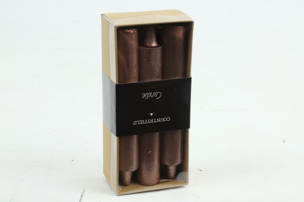 Kaars Hoogte 14 cm metallic koper