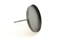 HBX Kaars houder zwart 11 cm 2 stuks