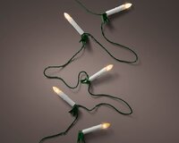 Kerstverlichting kaars 30 lampjes klassiek warm - afbeelding 2