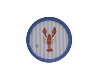 Kaemingk Decobord kreeft D 32 cm blauw