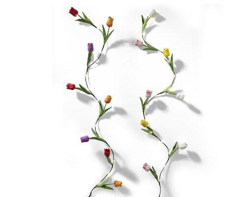 Kaemingk Micro decostring tulp 150 cm mix - afbeelding 1