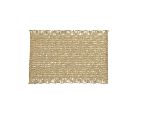 Kaemingk placemat papiertouw 45 x 30 cm licht bruin