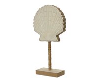 Kaemingk schelp 24 cm wit