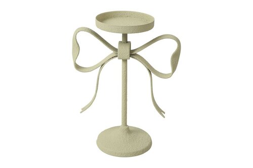 Countryfield kandelaar kenay metaal 21 cm wit