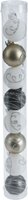 8 glazen kerstballen deco pebble 3 cm