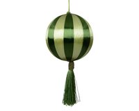 Kerstbal foam 8 cm pistachio / green