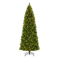 Kunstkerstboom Charlton slim met led 305 cm outdoor