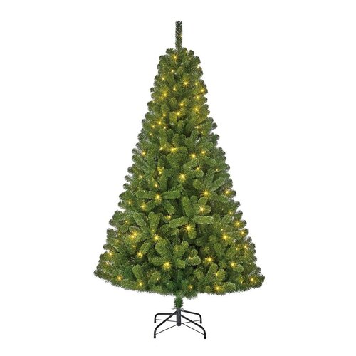 Kunstkerstboom Charlton met led 215 cm outdoor