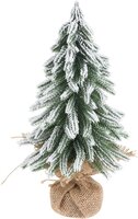 Mini kerstboom 31 cm met sneeuw