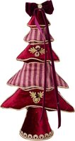 Kerstboom 40 cm burugundy