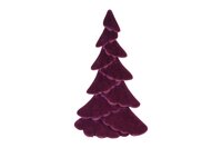 Kerstboom mea kunststof 24 cm paars