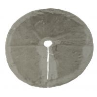 Kerstboomrok kunstbond grijs 90 cm