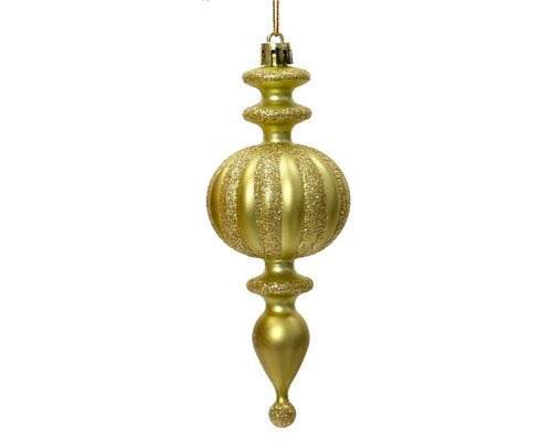 Kersthanger klassiek ornament pistache 14 cm