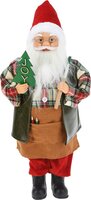 Kerstman 45 cm met kerstboom