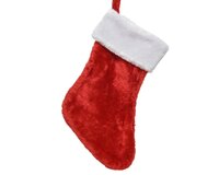 Decoris Kerstsok rood 40 cm