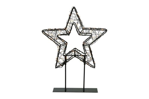 Countryfield kerstster hein 37 cm zwart