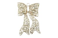 Countryfield kerststrik led leia 31 cm goud
