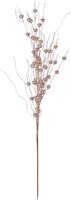 Kersttak takken roze goud 26 cm