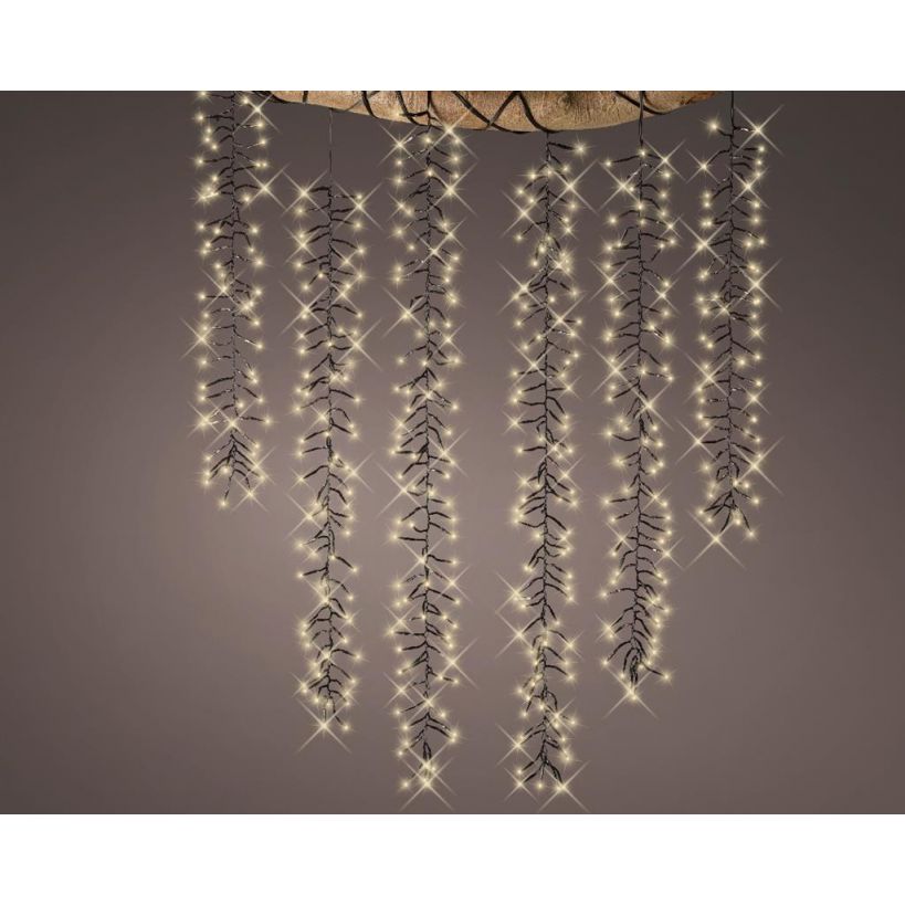 Kerstverlichting cascade waterval 480 lamps warm wit