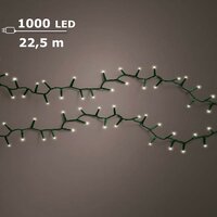 Kerstverlichting compact rice lights 1000 warm wit - afbeelding 1