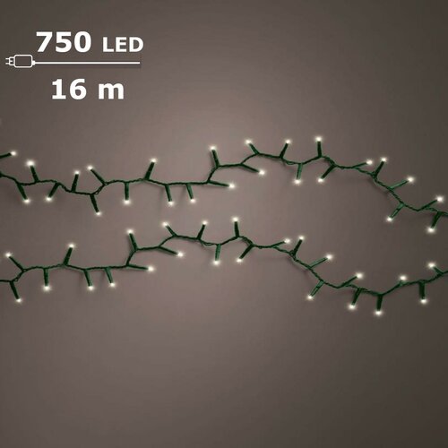 Kerstverlichting compact rice lights 750 warm wit - afbeelding 1