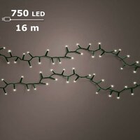 Kerstverlichting compact rice lights 750 warm wit - afbeelding 1