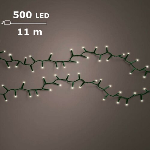 Kerstverlichting compact rice lights buiten 500 warm wit - afbeelding 1