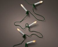 Kerstverlichting kaars 16 lampjes klassiek warm - afbeelding 2