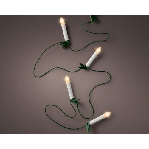 Kerstverlichting kaars 48 lampjes binnen - afbeelding 1