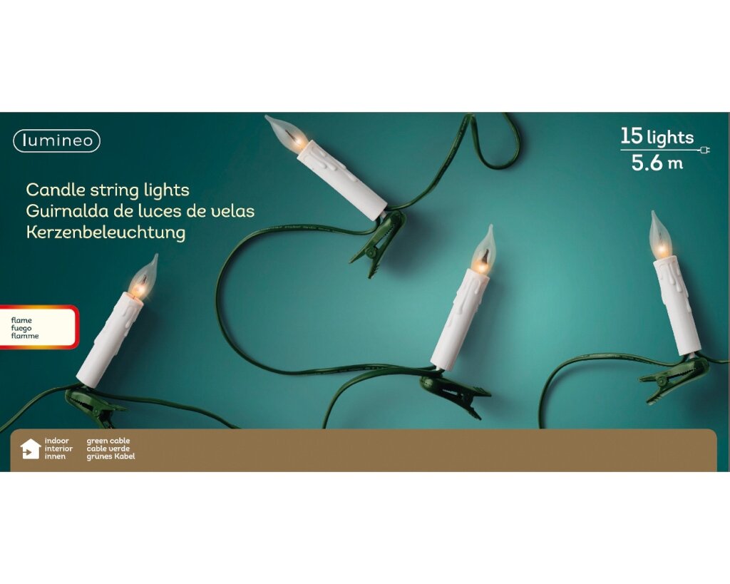 kerstverlichting flame 15 lampjes binnen - DeOosteindeOnline.nl