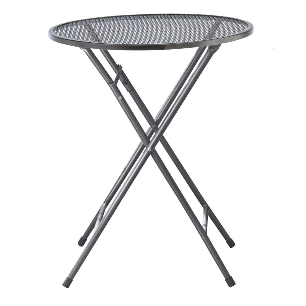 Tafel strekmetaal 60 cm rond klapbaar