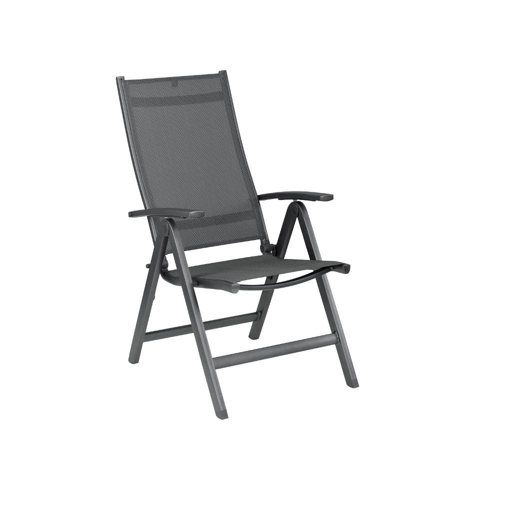 Easy verstelbare fauteuil aluminium textilene