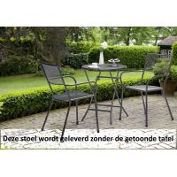 Kettler Terraza stapel fauteuil antraciet - afbeelding 2