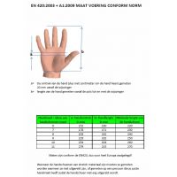 Kixx handschoen groovy green maat 10 - afbeelding 2