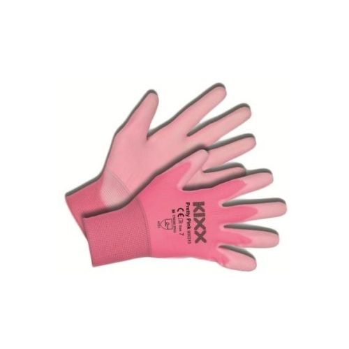 Kixx handschoen pretty pink maat 7 - afbeelding 1