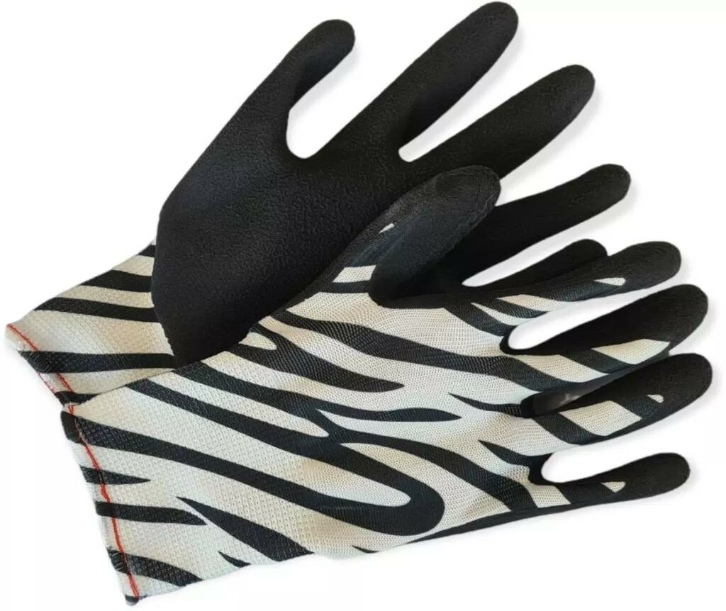 Kixx handschoen zebra white maat 7