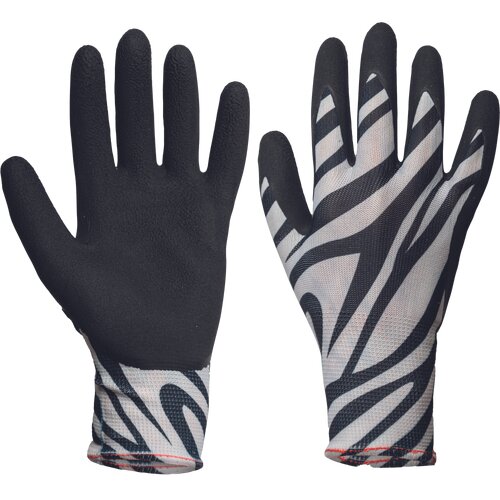 Kixx handschoen zebra white maat 8 - afbeelding 1