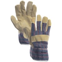 Kixx handschoenen Varkenssplit / katoen maat 10 - afbeelding 1