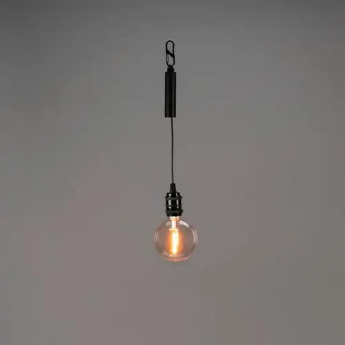 Konstmide oplaadbare enkele lamp amber - afbeelding 1