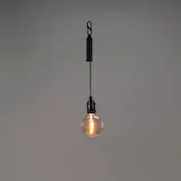 Konstmide oplaadbare enkele lamp amber - afbeelding 1
