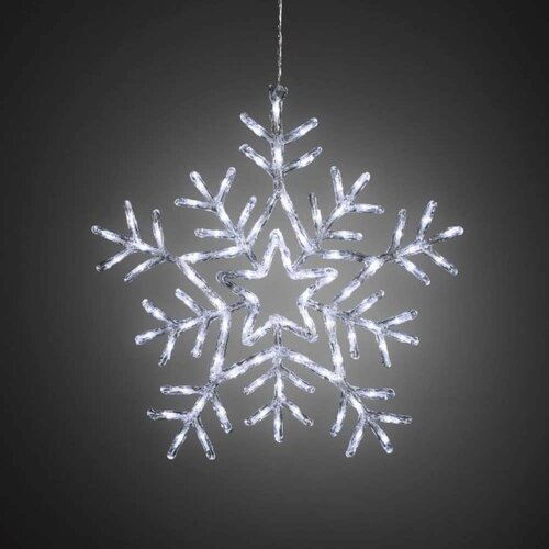 Konstsmide Acryl sneeuwvlok 90 lamps koel wit