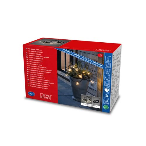 Konstsmide bol amber 20 lamps - afbeelding 4